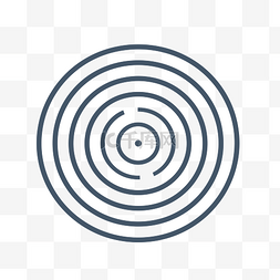 由细线组成的圆形符号是中心有孔