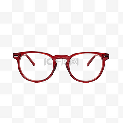 红色复古眼镜