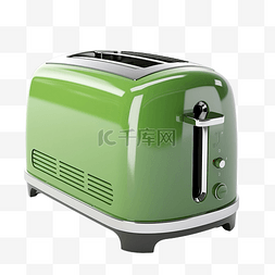 电气试验图片_3d 绿色烤面包机