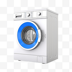 3D插图洗衣机可用于网络应用程序