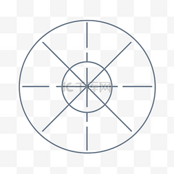 线的感觉图片_带有箭头指出的圆圈的矢量图