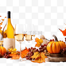 秋季感恩节餐桌布置与节日装饰