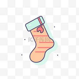 聖誕襪图片_聖誕襪圖標 向量