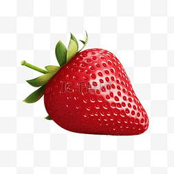 红色草莓对象 PNG
