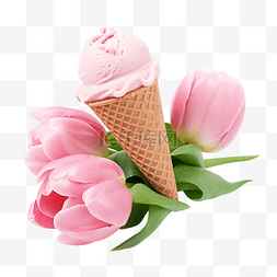 郁金香冰淇淋