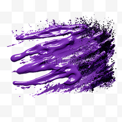 紫色豹子闪光画笔描边