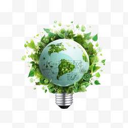 绿色树苗条图片_世界地球日绿色生态能源