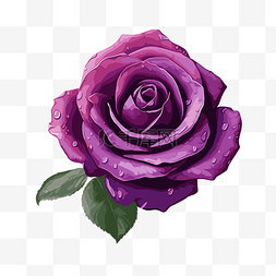 紫玫瑰图片_紫玫瑰 向量