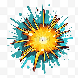 爆炸剪贴画漫画爆炸爆炸爆炸爆炸