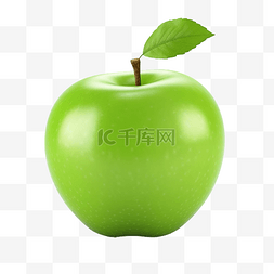 青苹果饮食食品符号
