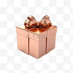 铜闪亮丝带礼品盒概述