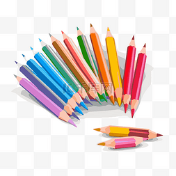 鉛筆图片_彩色鉛筆 向量