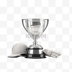 保龄球奖杯图片_3D 渲染银色奖杯，在讲台和复制空