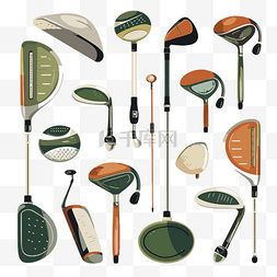 高尔夫夫球包图片_高爾夫俱樂部 向量