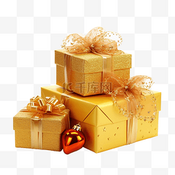 礼物和盒图片_美丽明亮的礼物和圣诞装饰
