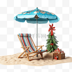 名师带你玩转暑假图片_海滩概念圣诞快乐