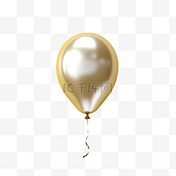 白金3D氦气球
