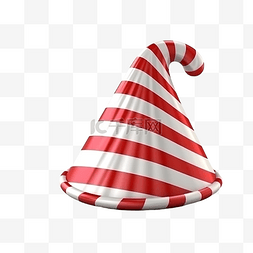 圣诞白色帽子图片_圣诞帽子图 3d
