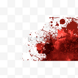 暗红色红色图片_万圣节血液边框
