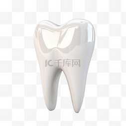 卡通口腔背景图片_3d 渲染白牙孤立的脏牙