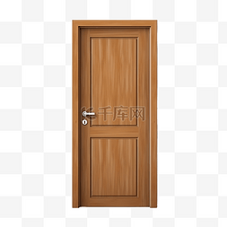 门模型图片_棕色门房子门房间建筑