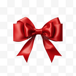 红色的圣诞礼盒图片_圣诞快乐逼真的红色蝴蝶结，礼盒