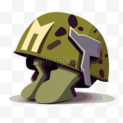 軍用頭盔 向量