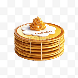 pancakeswap 蛋糕徽章加密 3d 渲染