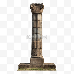 亚美尼亚古庙柱孤立png照片