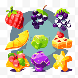 水果零食图片_水果零食 向量
