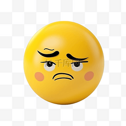不开心贴纸图片_emoji 表情显示疲劳沮丧绝望