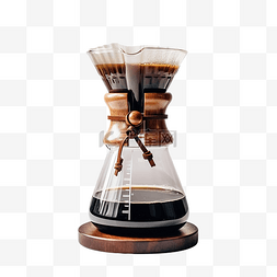 咖啡玻璃滴滤图片_冲泡滴滤式咖啡