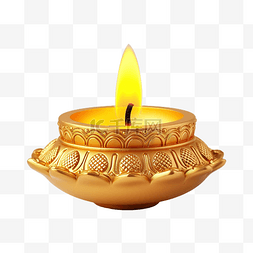 印度排燈節 Diya 節日黃金屠妖節燈