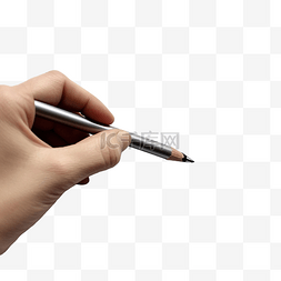 一支铅笔正在一张纸上写字