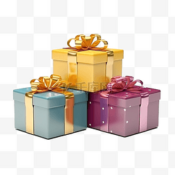 彩的礼品盒图片_3d 渲染礼品盒收藏