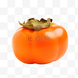 橙色水果背景图片_橙色 柿子 秋季水果