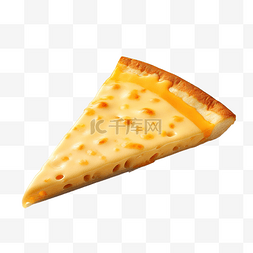 一片奶酪披萨 ai 生成