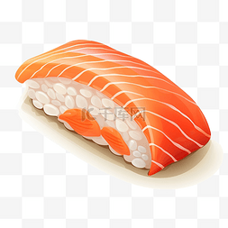 三文鱼寿司剪贴画元素