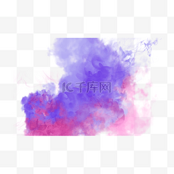 质感紫色图片_抽象紫色渐变烟雾装饰