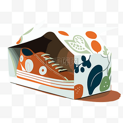 运动鞋盒图片_鞋盒 向量