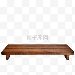 展示桌面图片_复古木桌面或木架子隔离在白色