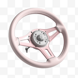 汽车线稿logo图片_3d 渲染方向盘隔离