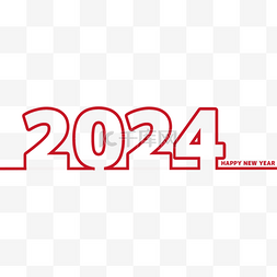 2024线创意字体