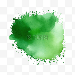 染料图片_绿色水彩笔点