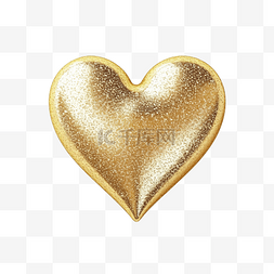 金色的心图片_金色的心与银色的闪光