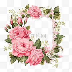 玫瑰优格图片_茂盛的框架上美丽的粉红色英国玫