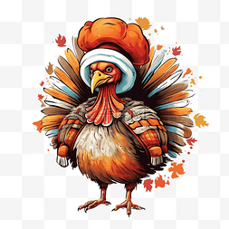 包菜海报图片_最可爱的火鸡感恩节排版 T 恤设计