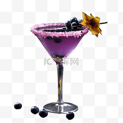 果饮冰图片_蓝莓马提尼是一杯满月提尼酒