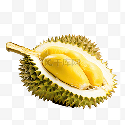命理背景图片_带刺的黄色榴莲 美味的热带水果