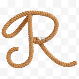 绳结字母r